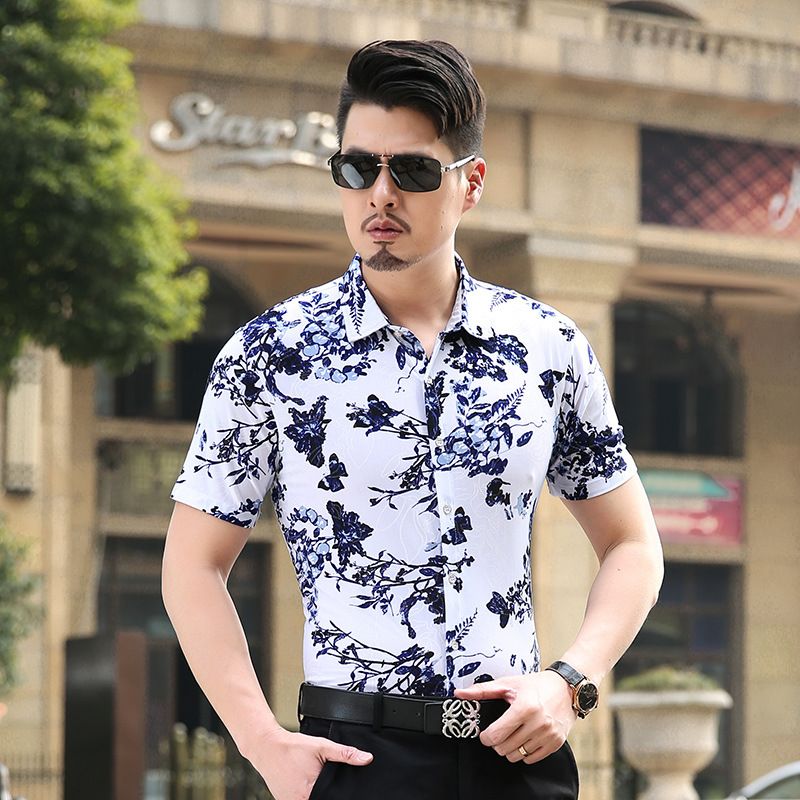 floral formal shirts mens