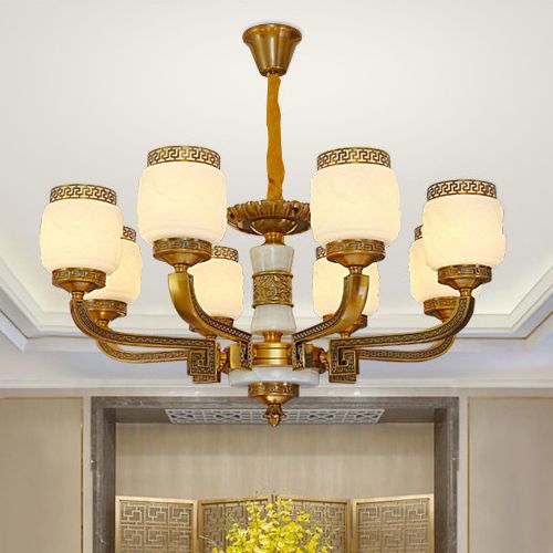 New Modern Chinese Style Led Chandelier Lights Lanterns Zinc Alloy Marble Decorative Chandeliers Lamps Pendant Light For Living Room New Modern Chinese Style Led Chandelier Lights Lanterns Zinc Alloy Marble Decorative Chandeliers Lamps Pendant Light For Living Room