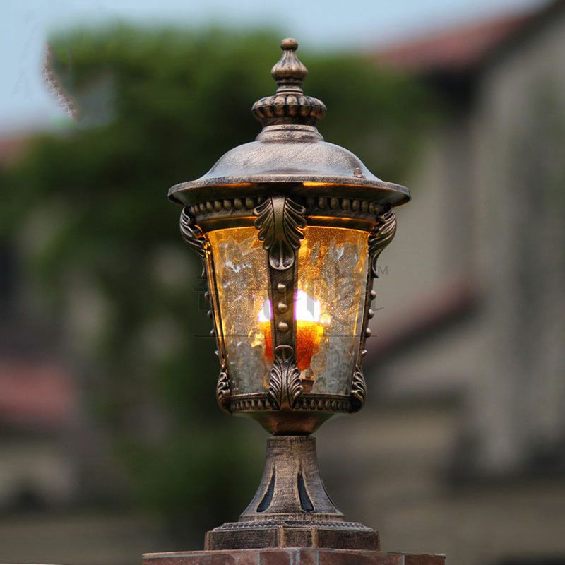 2018 Aluminum Decorative Lighting Outdoor Lamppost Headlights Fence 2018 Aluminum Decorative Lighting Outdoor Lamppost Headlights Fence Pillar Lights Garden Column Lamp Chapiter Wcs Ocl003 From