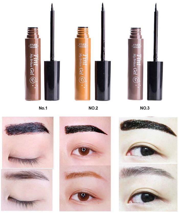 New Etude House Eyebrow Enhancers Tint 3 Colours My Brow Gel Etude
