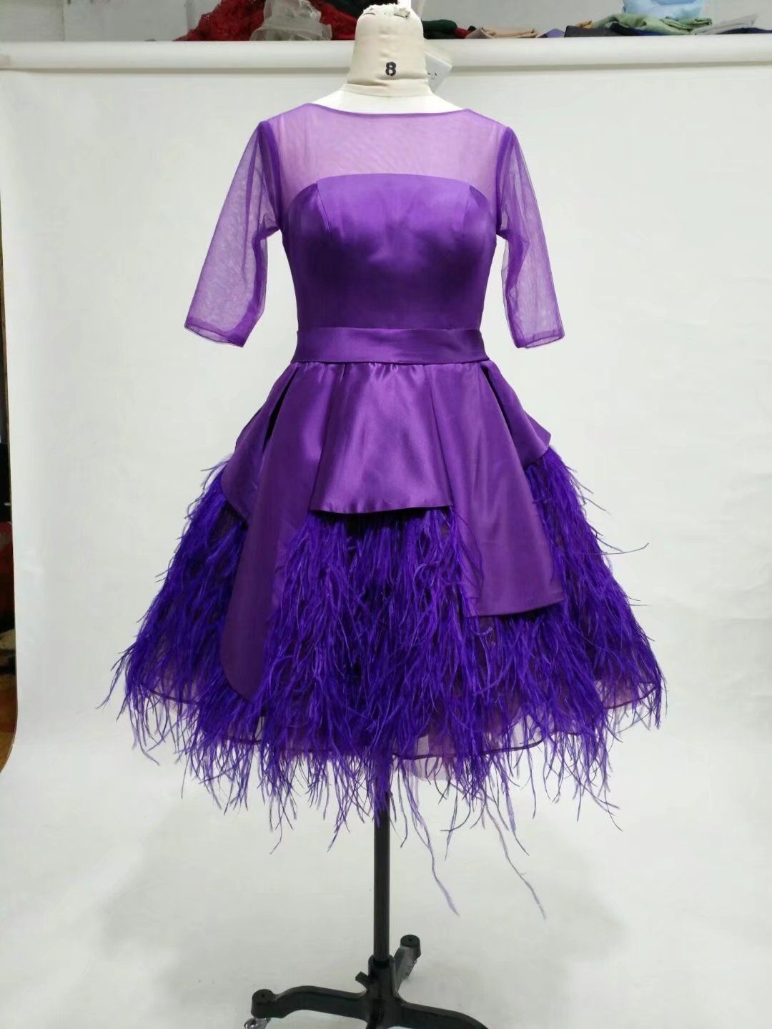 Short Purple Prom Dresses 2018