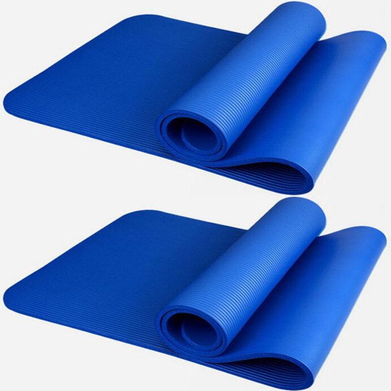 2020 Yoga 10mm Thickness NBR Yoga Mat Beginners Fitness Used Mat