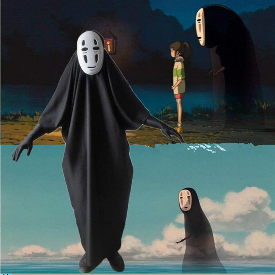 halloween costumes spirited away cosplay costume with mask gloves