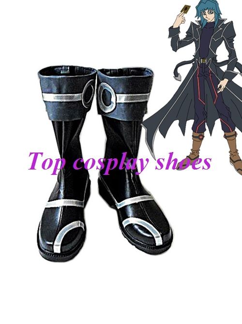 Yu-Gi-Oh! GX Zane Truesdale Cosplay Shoes Boots Custom Made Yu-Gi-Oh! GX Zane Truesdale Cosplay Shoes Boots Custom Made