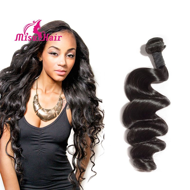 7A Brazilian Loose Wave Human Hair Mink Brazilian Hair Weave Bundles