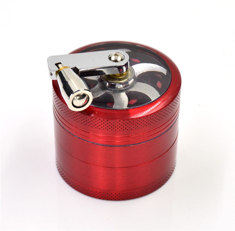 2019 Crank Herb Tobacco Grinder Matel Smoking Crusher Grinding Machine