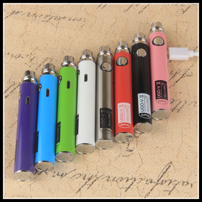 Ugo 510 Ecig Batteries UGO V II Battery EGo E Cigarette Micro USB