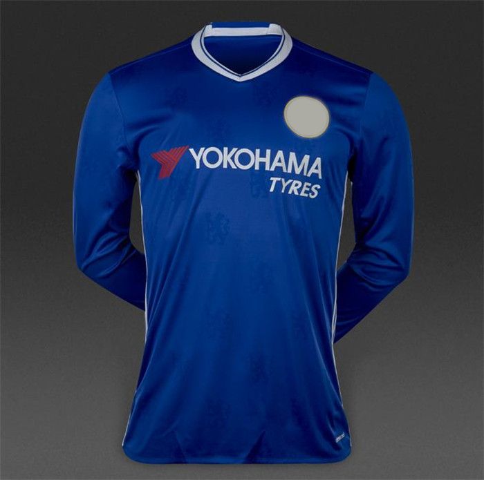 2018 Long Sleeve Jersey Thai Quality FC Chelsea Jersey New Home Kits 2016 2017 OSCAR TERRY 