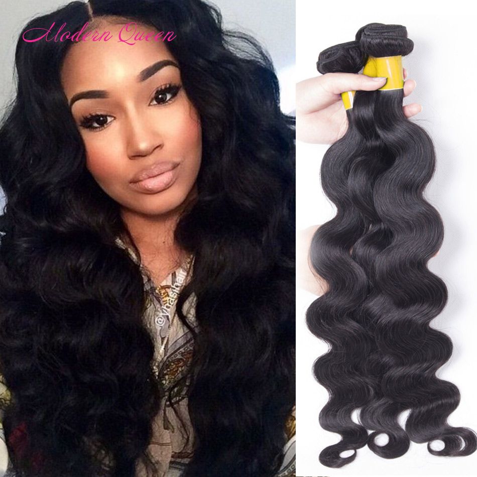 Cheap Romantic Indian Straight Body Wave Loose Deep Wave Human