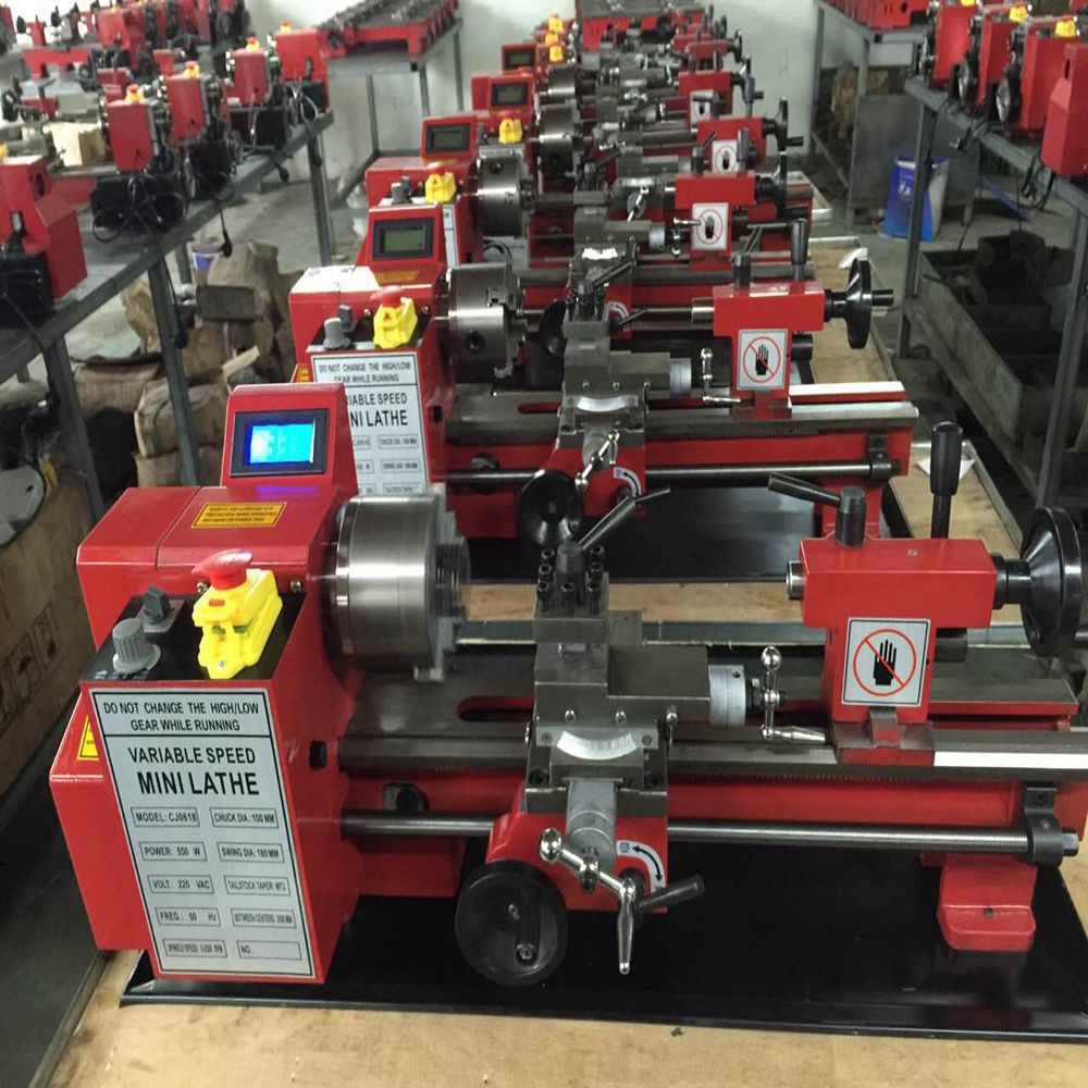 2021 Newest ! Lathe 550W 350x180 Mm Variable Speed Mini