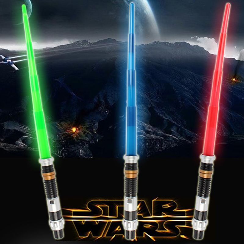 2018 Star Wars Weapon Lightsaber Light Saber Telescopic Sword With 2018 Star Wars Weapon Lightsaber Light Saber Telescopic Sword With Sounds Pvc Action Figure Toys From Andygor 5 39 Dhgate Com