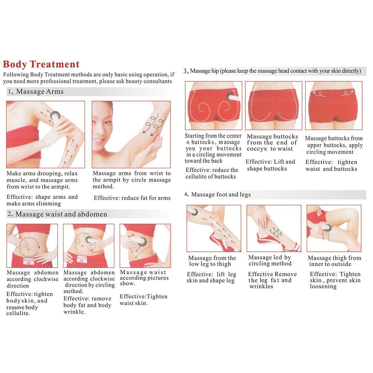 6 In 1 Ultrasonic Cavitation Lipo Fat Burning Cellulite Remove EMS
