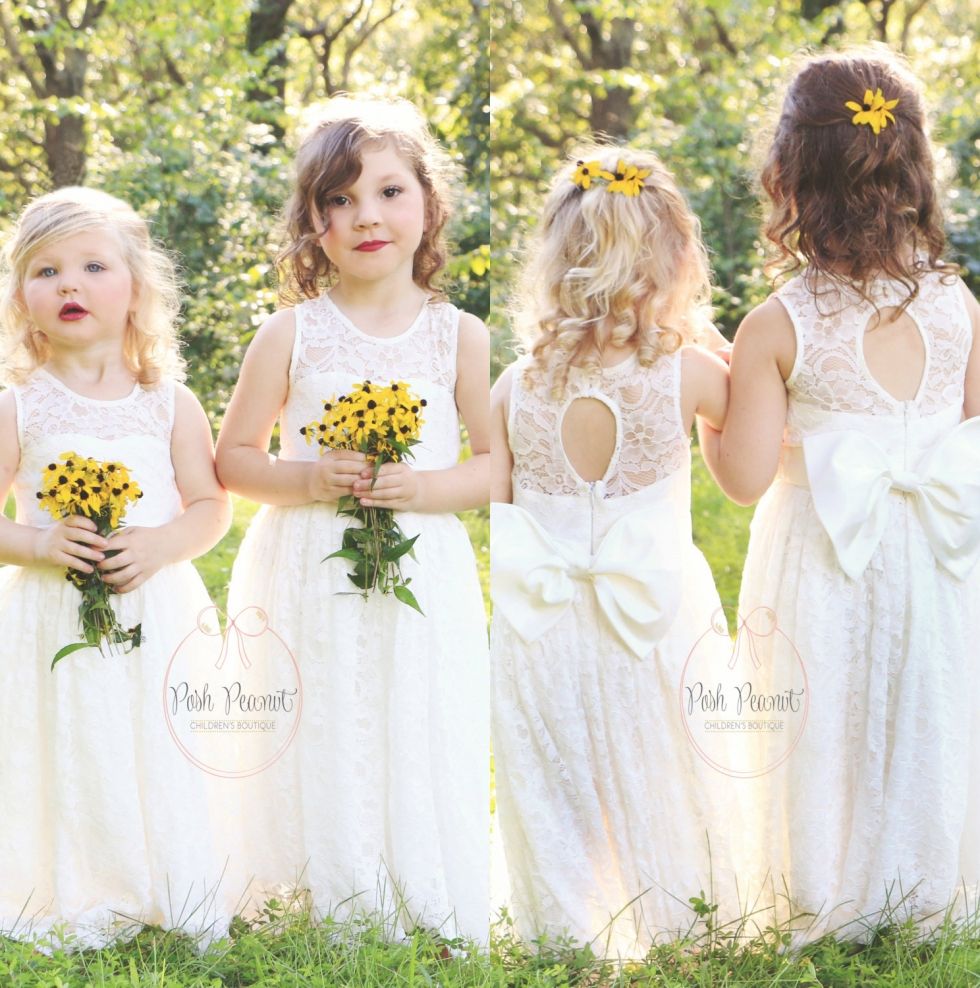 Simple Flower Girl Dress
