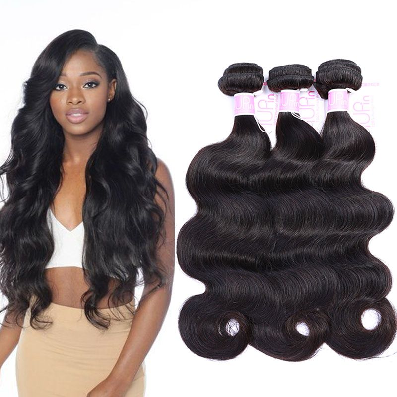 Cheap Remy Brazilian Hair Body Wave 3 Bundles Wet And Wavy Human
