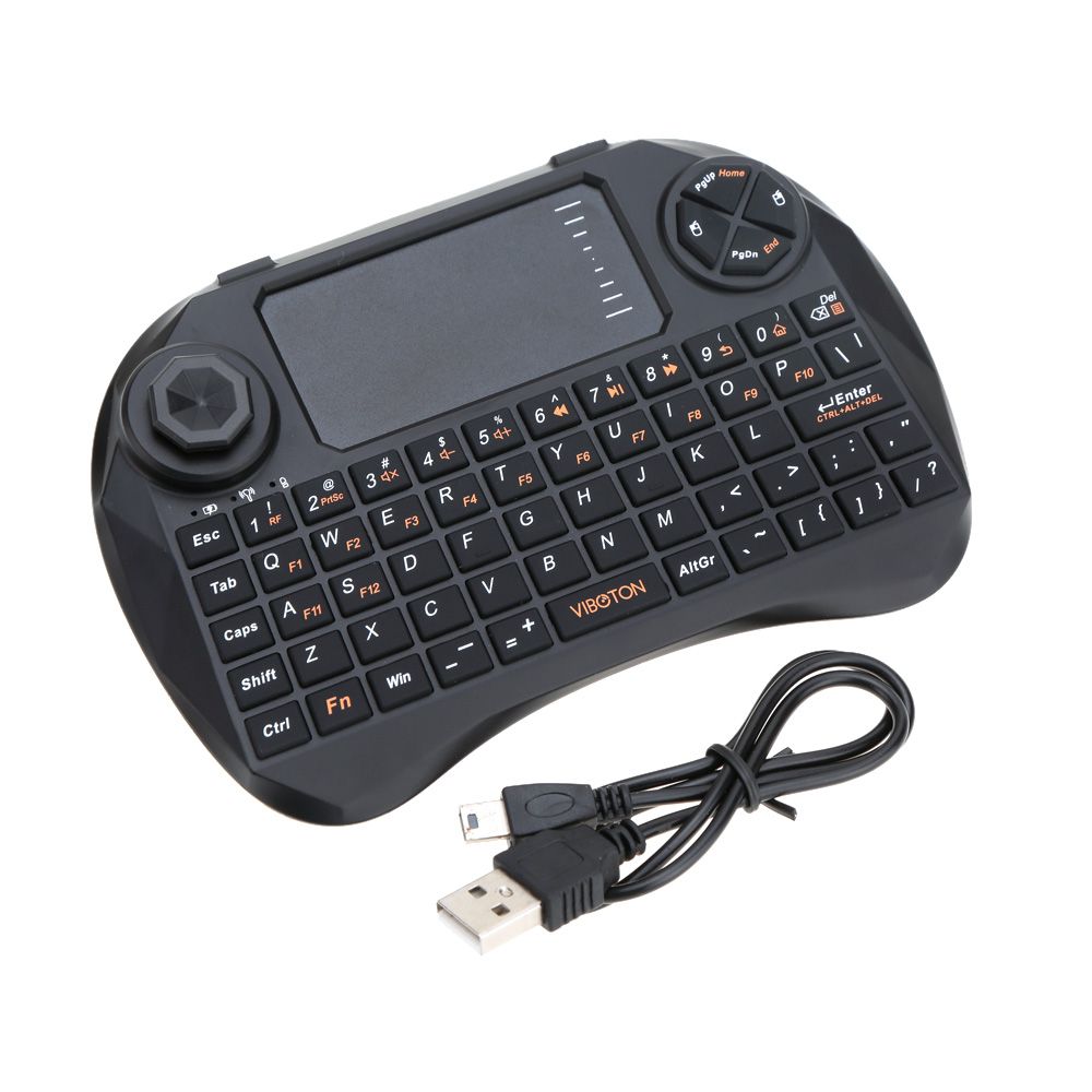 Mini Handheld 2.4G Wireless QWERTY Keyboard Mouse With Touchpad