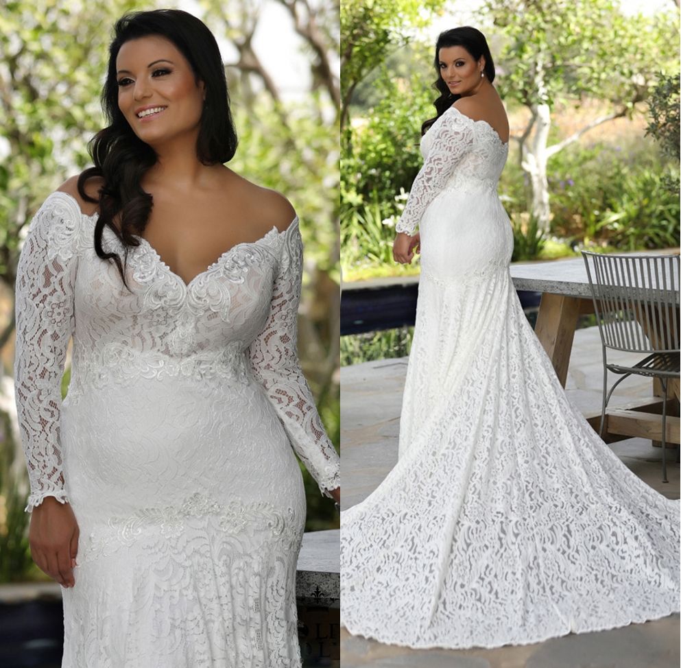 vestido de noiva plus size sereia