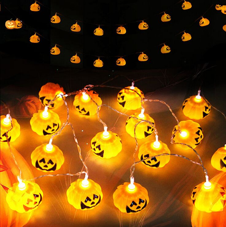 2 5m Hanging Pumpkin Lantern 3d Plastic Skull String Light 2 5m Hanging Pumpkin Lantern 3d Plastic Skull String Light 16 Led Ac 110v 220v