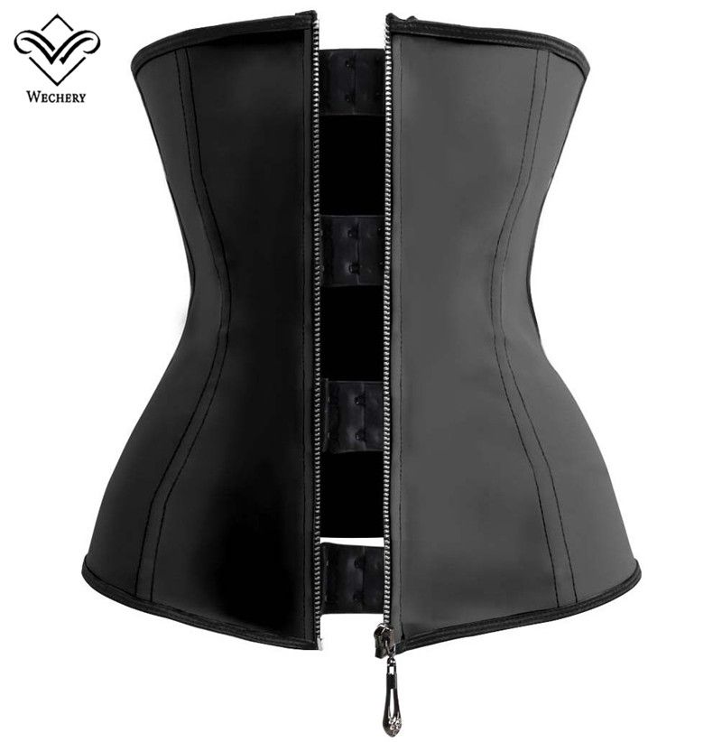 2019 Latex Waist Trainer Waist Training Corsets Zipper And Hooks Combo