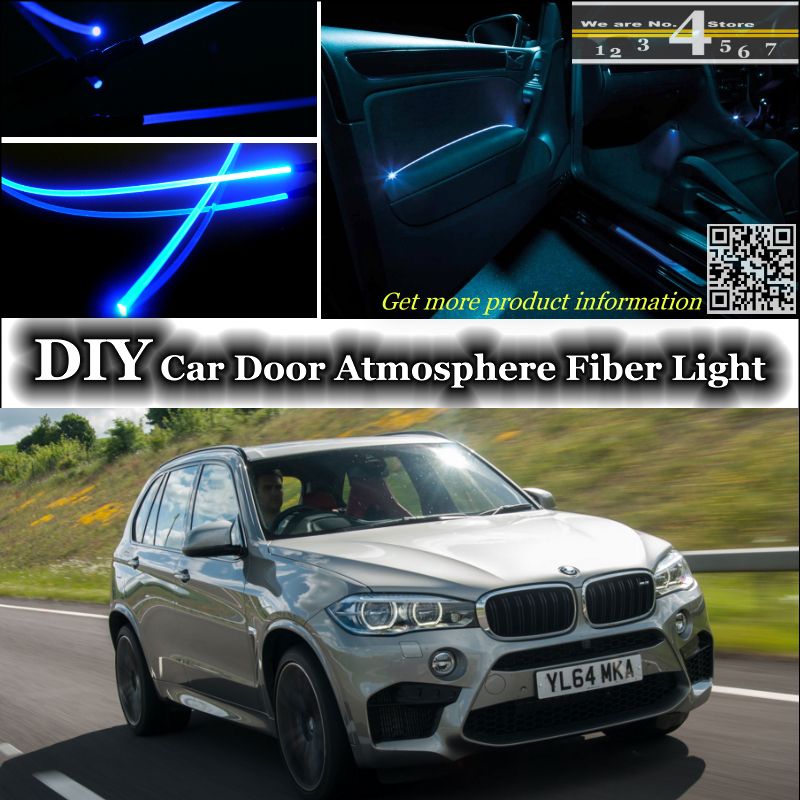 2021 For BMW X5 Interior Light Tuning Atmosphere Fiber Optic Band Ambient Light Inside Door Cool