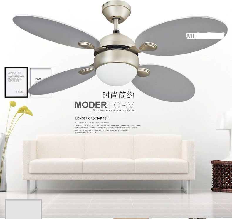 2018 With Remote Control Ceiling Fan Light Modern Minimalist 2018 With Remote Control Ceiling Fan Light Modern Minimalist Dining Room Living Retro Lamp 42inch From Luosi