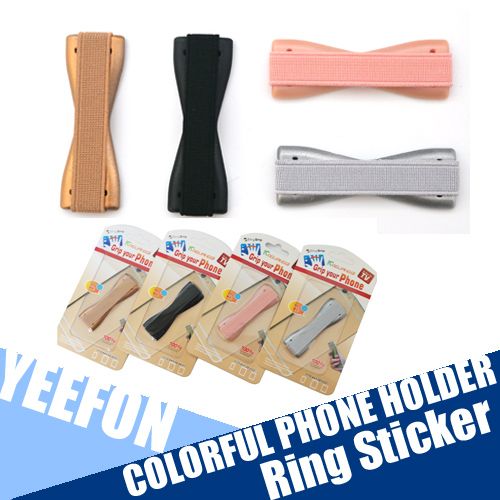 2019 Elastic Band Universal Holder Cell Phone Sling Rubber Grip One