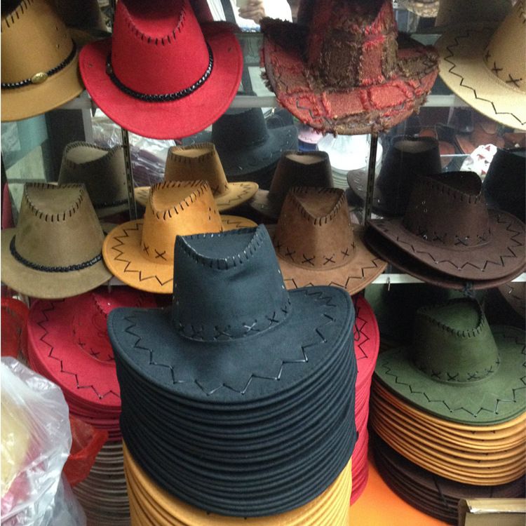 2017 Visor Hats Cowboy Hat Mongolian Steppe Visor Caps Stingy Brim Hats ...