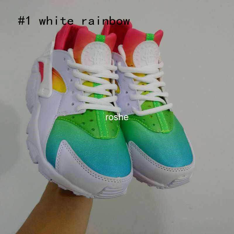 white rainbow huaraches