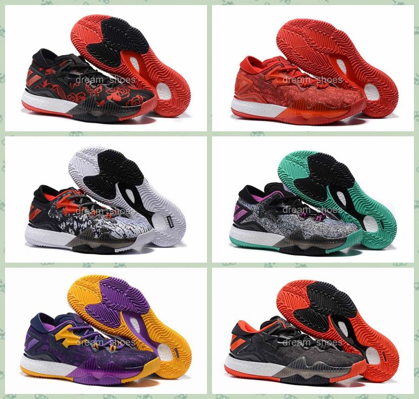 2016 Newest Crazylight Boost 2016 Low Cut Basketball Shoes USA Grey
