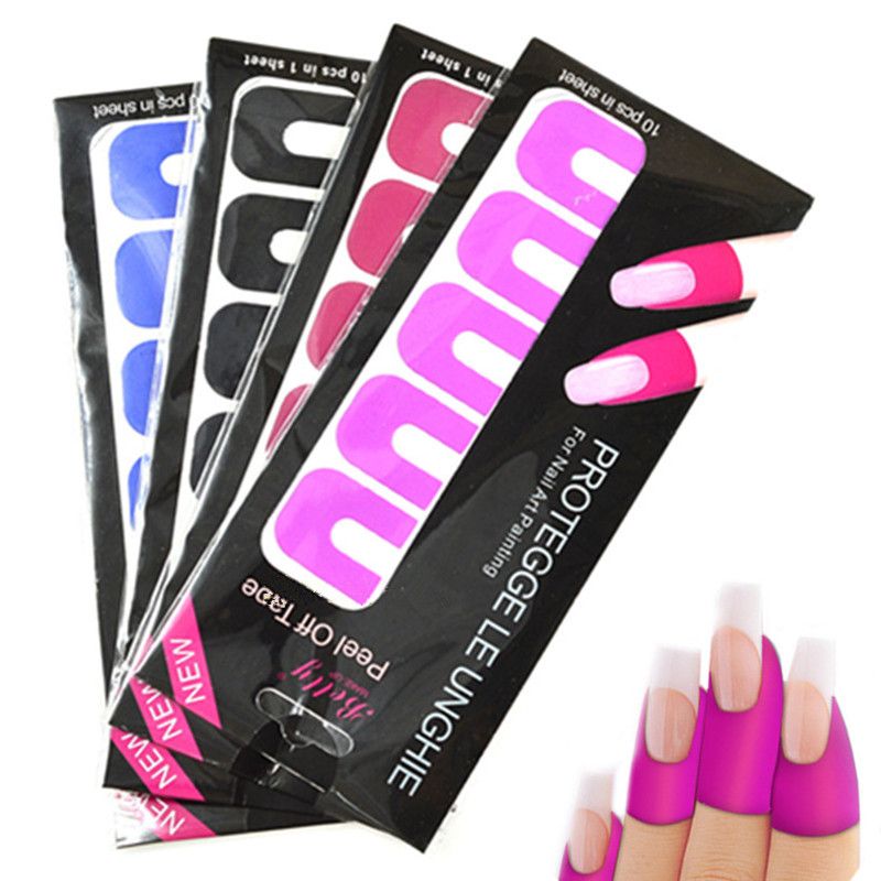 Plastic Peel Off Nail Art Tape Designs Palisade Nail Protector Easy Plastic Peel Off Nail Art Tape Designs Palisade Nail Protector Easy
