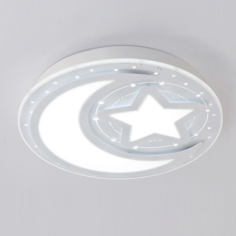2017 Oovov 24w Led Moon Star Ceiling Light 40cm 16 White Acrylic 2017 Oovov 24w Led Moon Star Ceiling Light 40cm 16 White Acrylic For Baby Room Bedroom Kid S Lamp From 145 73 Dhgate Com