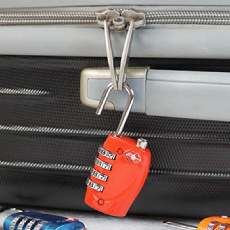 2021 TSA Luggage Strap Locks Digit Plastic Alloy Lock Password Customs Luggage Padlock