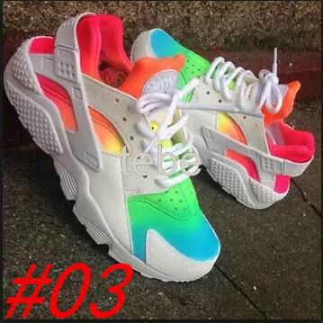 huarache multicolore fluo