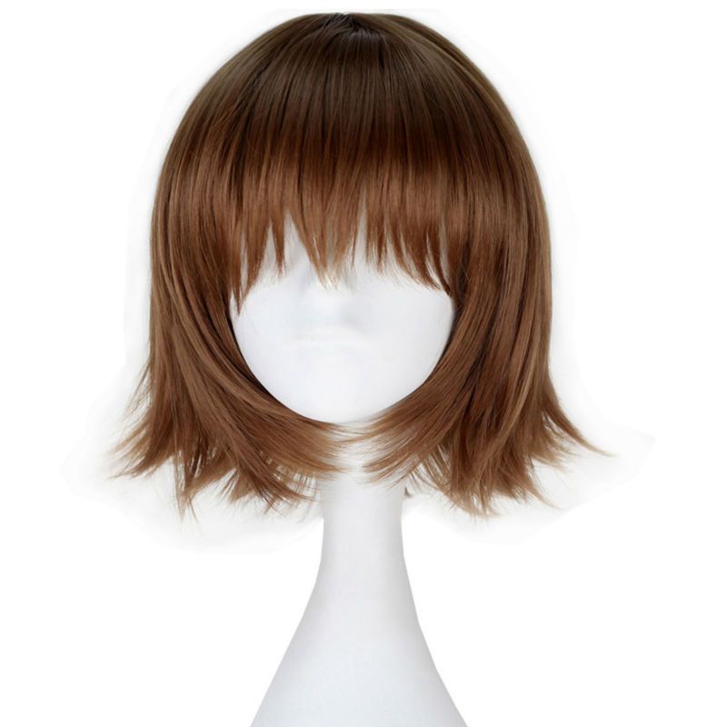 compre sintético corto recto marrón chara pelo juego de