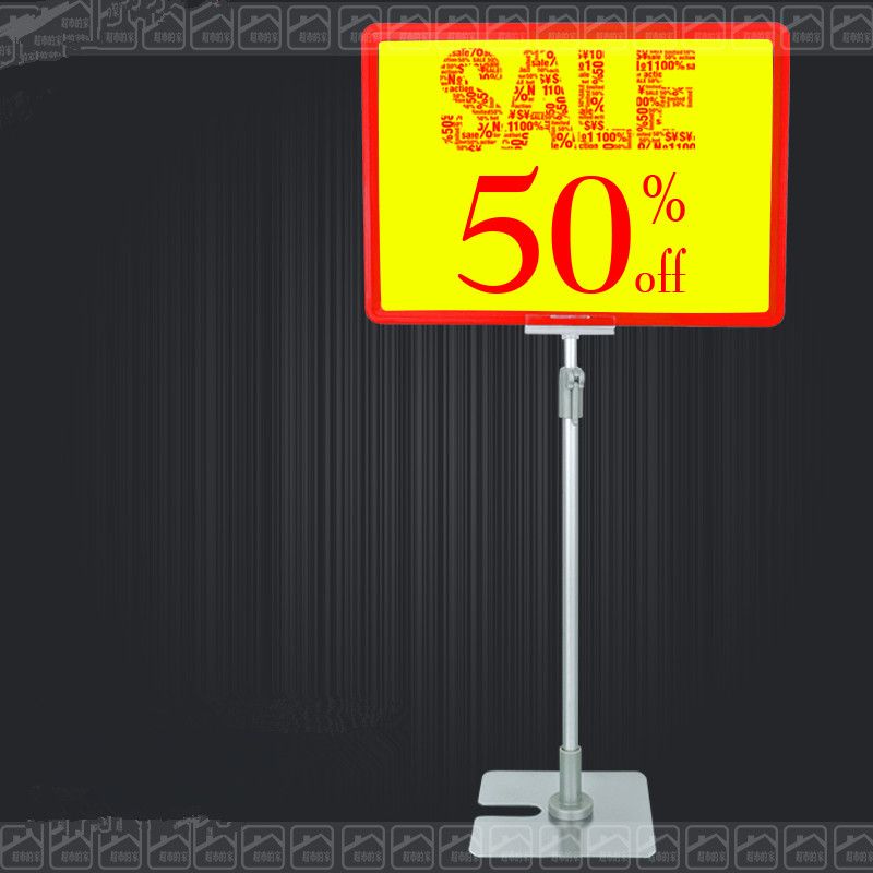 2019 Adjustable Price Tag Display Poster Frame Advertising With