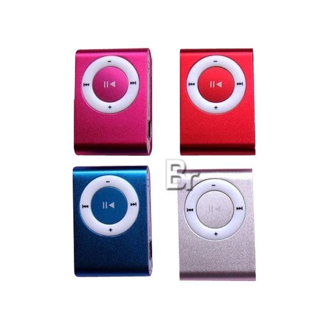 Mp3 Player Metal Clip Mp3 Player No Screen Small Clip MP3 Without Usb