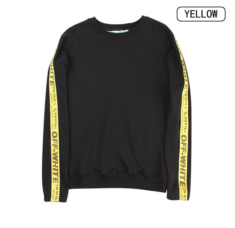 off white sweater yellow