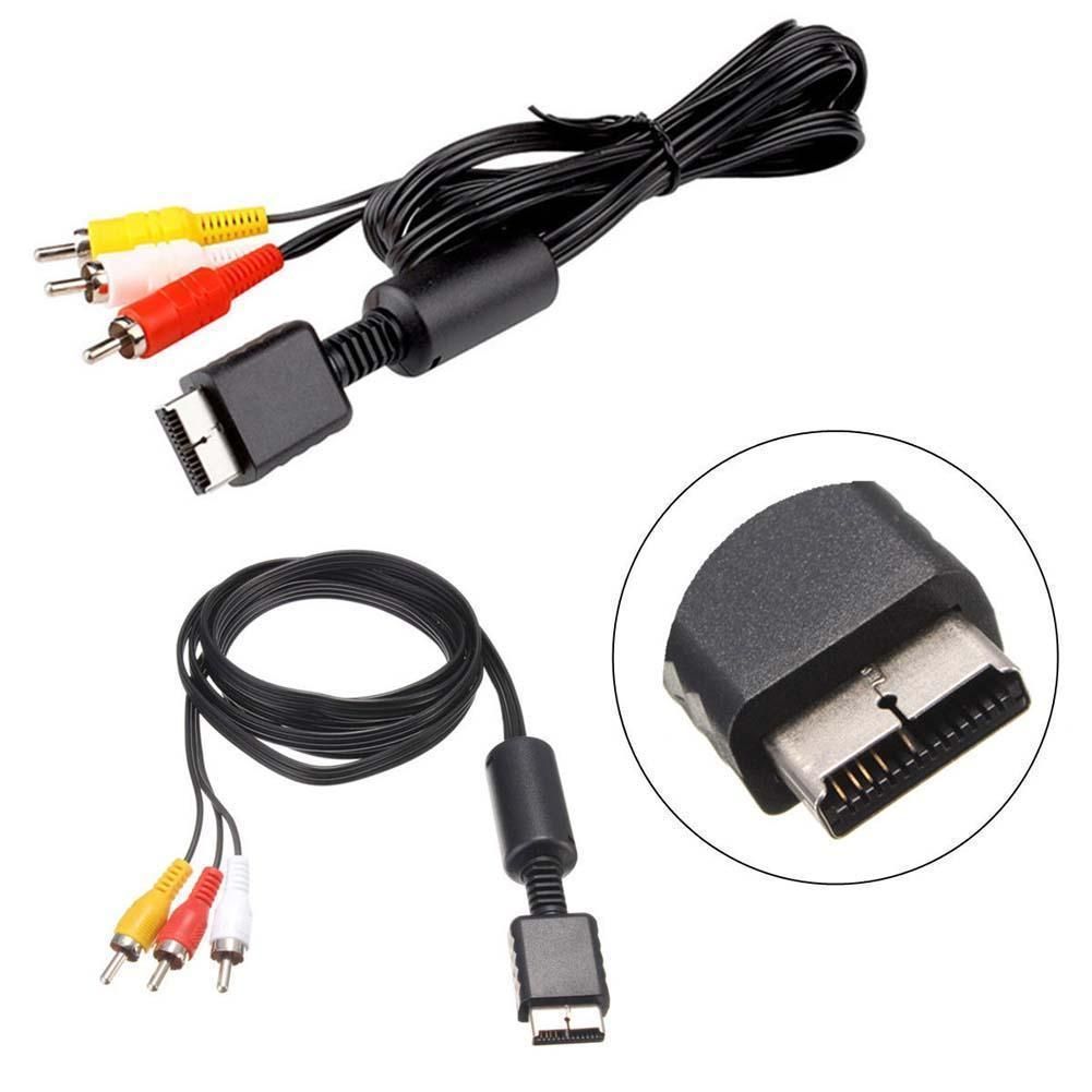6 Ft 6ft Audio Video AV TV Cable Cord To RCA For PlayStation PS/PS2/PS3