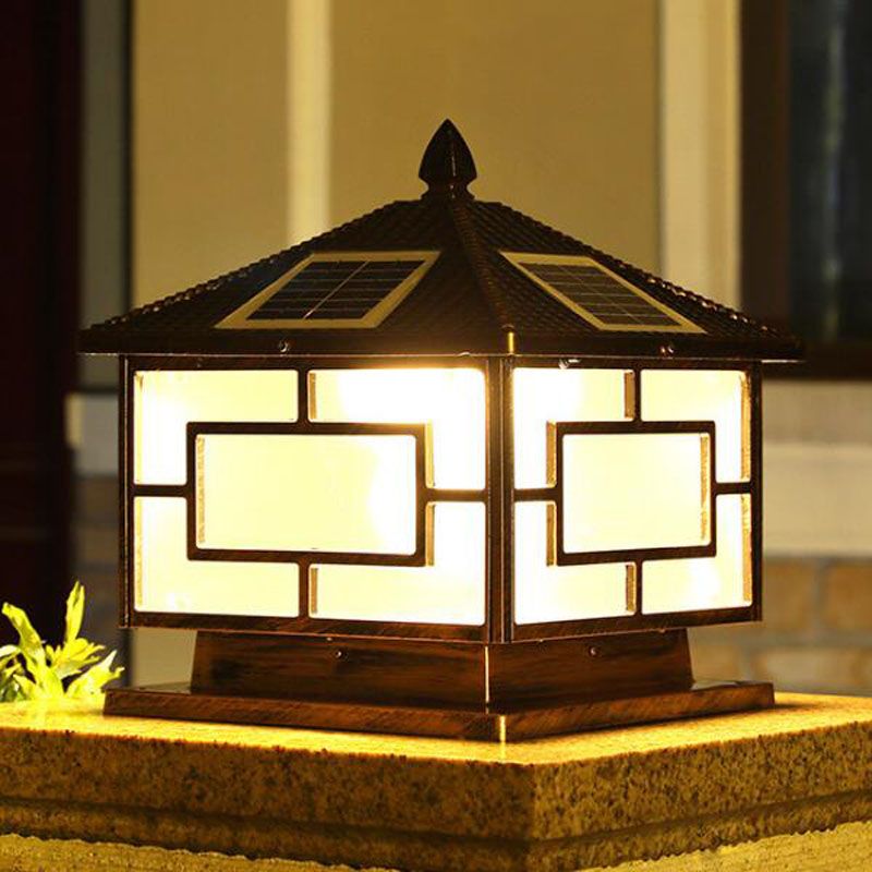 Solar Power Led Post Lights Super Bright Outdoor Waterproof Garden Solar Power Led Post Lights Super Bright Outdoor Waterproof Garden Home Lamps Villa Deck Yark Lamp