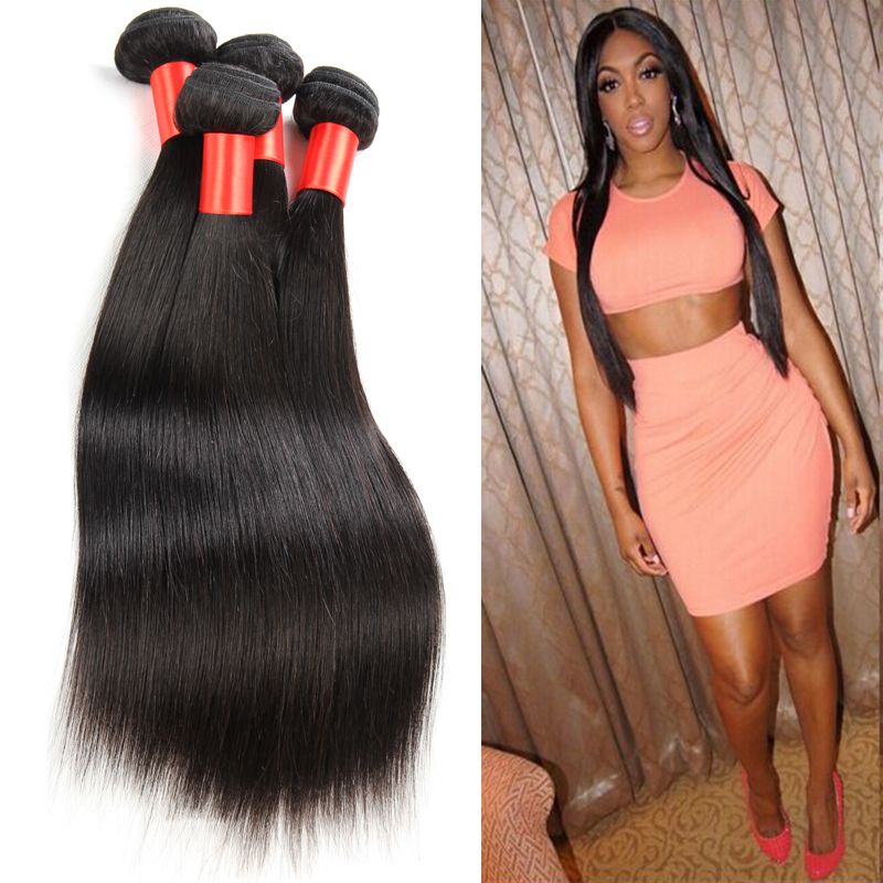 7aperuvian Malaysian Indian Brazilian Virgin Hair Extensions