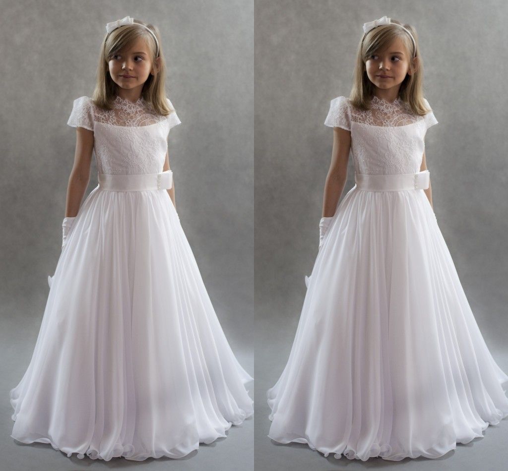 childrens white bridesmaid dresses