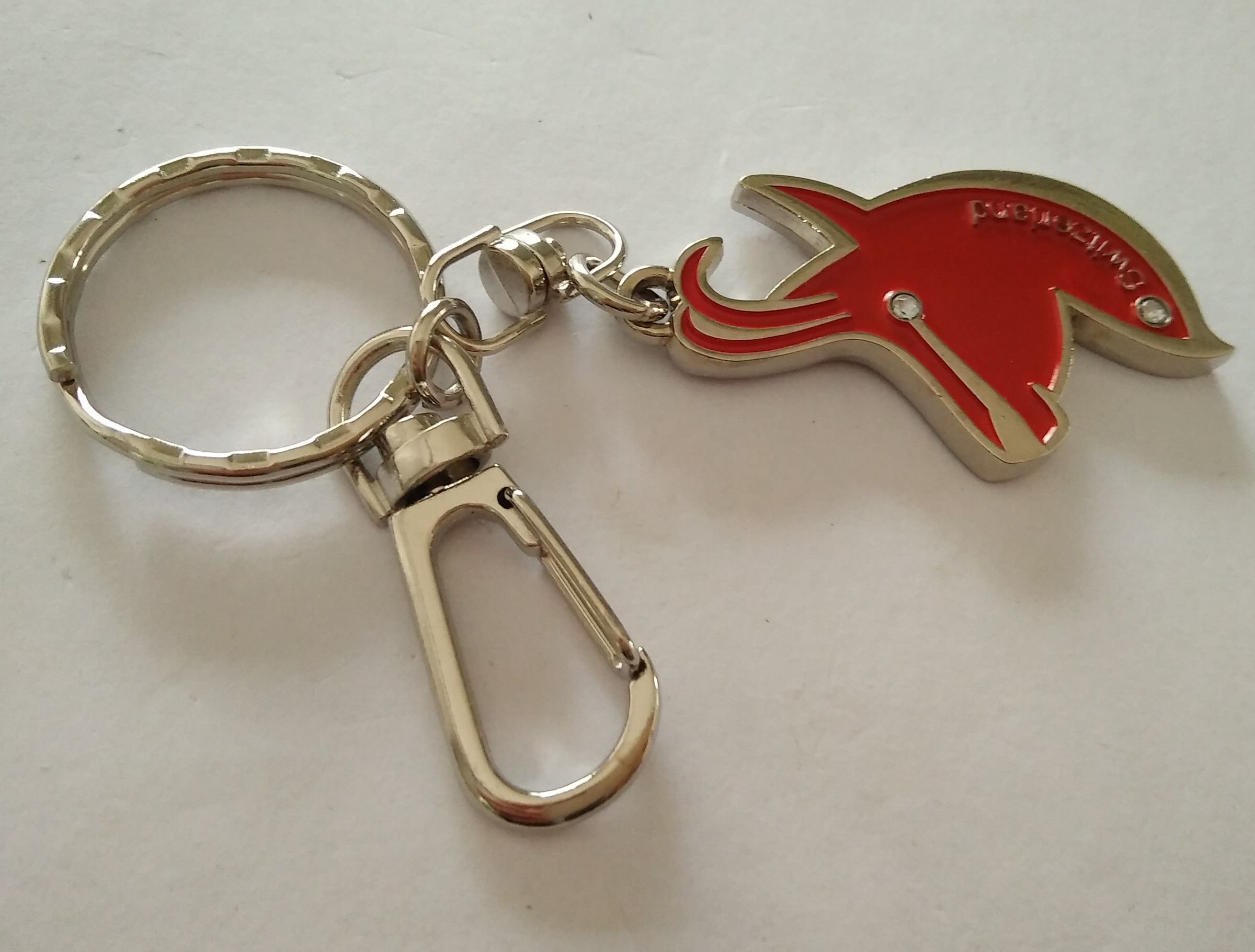 Custom Made Metal Keychain, Antique Silver Metal Keyring, Custom Key