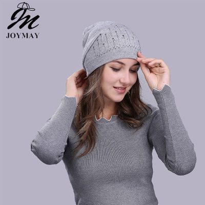 Joymay Brand New Female Beanie Bonnet Winter Caps Hip Hop Cap