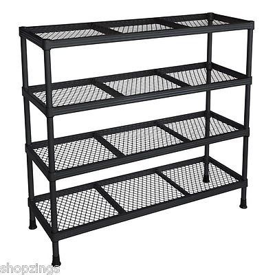2019 4 Tier Metal Shelving Shelf Rack Garage Office Kitchen Storage 2019 4 Tier Metal Shelving Shelf Rack Garage Office Kitchen Storage Unit Wire Utility From Jiaozongxiao668 35 18 Dhgate Com