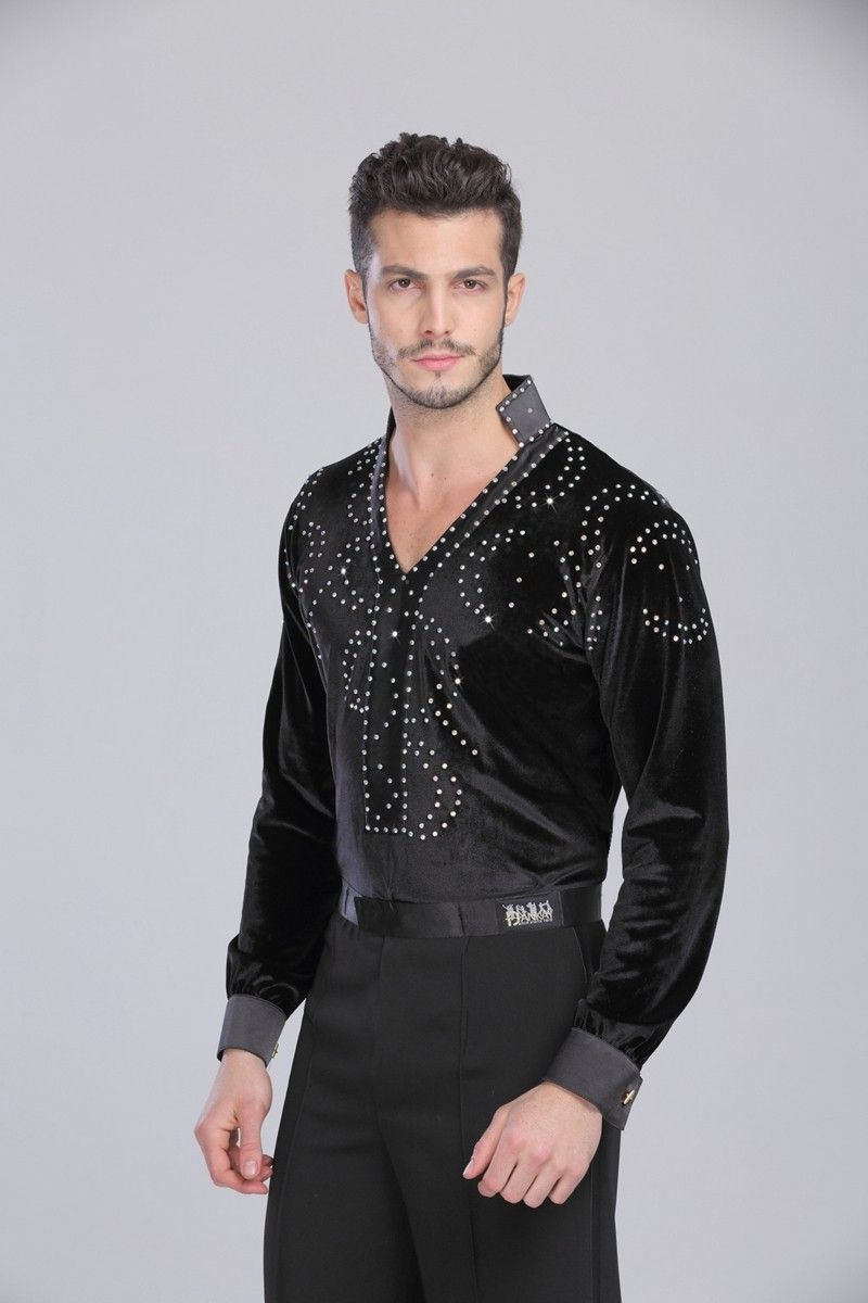 Acquistare Uomo / Ragazzo Vestito Da Ballo Latino Camicia Di Velluto Di  Alta QualitàDiamond Uomo Vestido De Baile Latino Dancewear Samba / Waltz /  Ballo Da Ballo Top Economico | Consegna Veloce