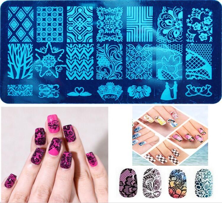 Nail Art Template Set