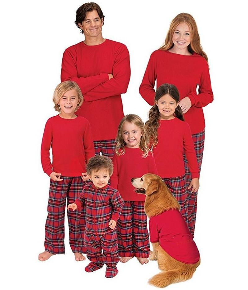2018 new year family matching christmas pajamas pjs sets christmas pjs wholesale
