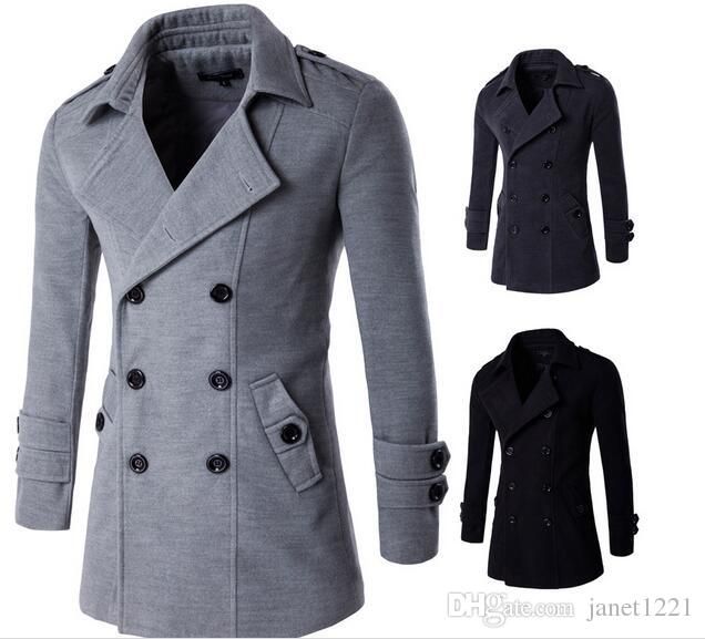 winter trench coat mens
