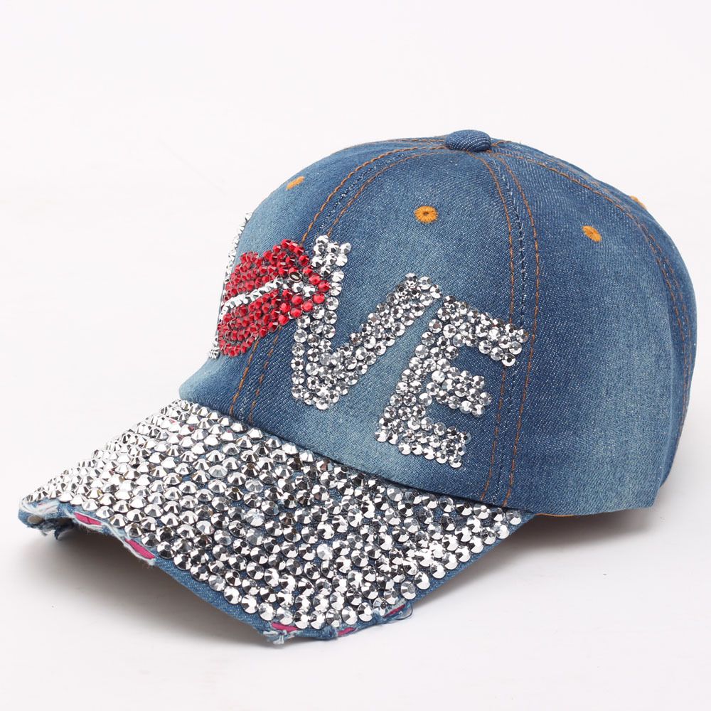 New Women Denim Baseball Hats Caps 2016 Summer Brand Designer Ladies