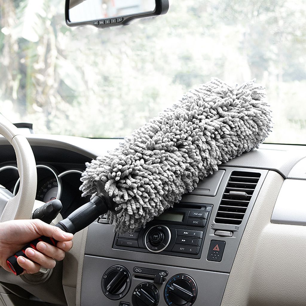 2021 Microfiber Car Duster Brush With Extendable Handle Home Cleaning
