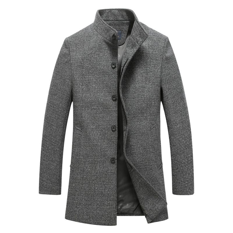 mens gray wool jacket